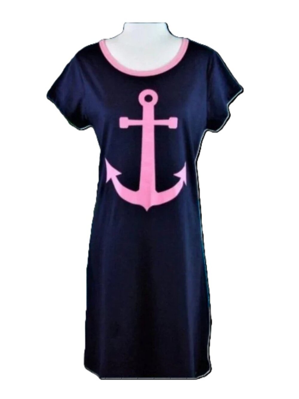 Women's Blue and Pink Dress